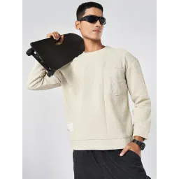 Street 808 by Pantaloons Antique White Polyester Loose fit T-Shirts-picture-24