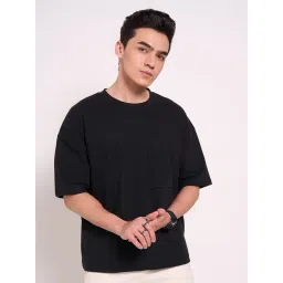 Street 808 By Pantaloons Black Loose Fit T-Shirt-picture-38