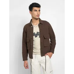 Street 808 by Pantaloons Brown Jacket image 4