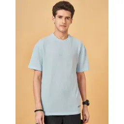 Street 808 By Pantaloons Nile Blue Loose Fit T-Shirt-picture-14