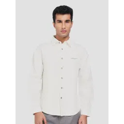 Street 808 By Pantaloons Off-White Cotton Boxy Fit Shirt-picture-19