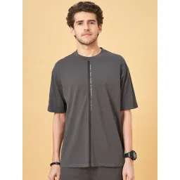 Street 808 By Pantaloons Steel Gray Boxy Fit T-Shirt-picture-28