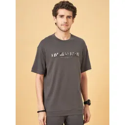 Street 808 By Pantaloons Steel Gray Loose Fit T-Shirt-picture-47