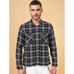 Street 808 by Pantaloons Tartan Checked Casual Shirt-picture-25