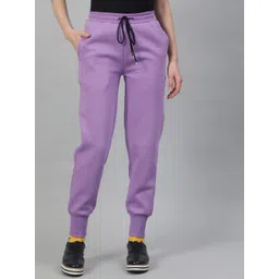 street 9 basics STREET 9 Women Lavender Regular Fit Solid Joggers-picture-35