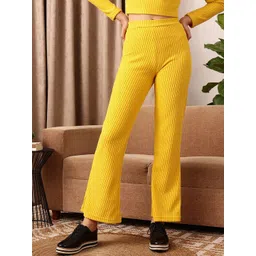 street 9 basics STREET 9 Women Relaxed Mid-Rise Bootcut Trousers-picture-30