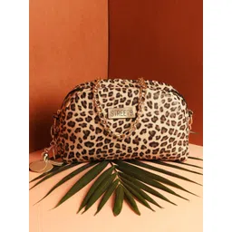 STREET 9 Brown Animal Printed Purse Clutch-picture-33