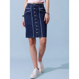 STREET 9 Woman Washed Mini Skirt-picture-16