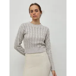 STREET 9 Women Cable Knit Pullover-picture-17