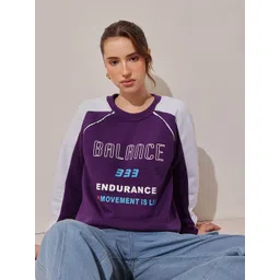 STREET 9 Women Colourblocked Sweatshirt-picture-14