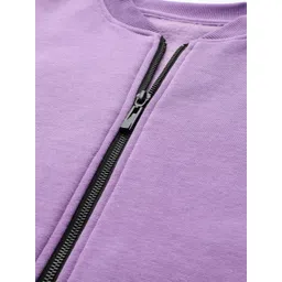 STREET 9 Women Lavender Printed Lightweight Bomber image 2