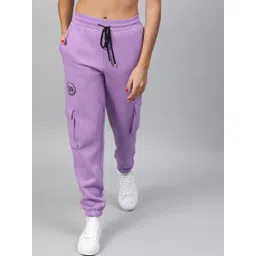 STREET 9 Women Lavender Regular Fit Solid Joggers-picture-40