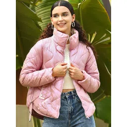 STREET 9 Women Stunning Pink Solid Jacket-picture-30