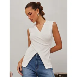 STREET 9 Women V-Neck Wrap Top-picture-25