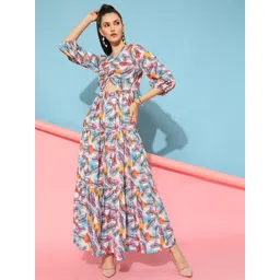 STREET 9 Women White Tropical Dress-picture-39