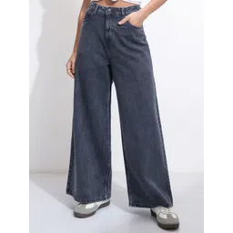 Street By Tokyo Talkies Women Flared High-Rise Jeans-picture-10