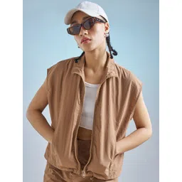 Street By Tokyo Talkies Women Spread Collar Solid Tailored Jacket-picture-18