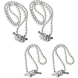 Streetup India® Cotton Wall Ropes Set of 4 for Iyengar/Restorative Yoga| Anti-Gravity (White) (Without Fastner)-picture-46