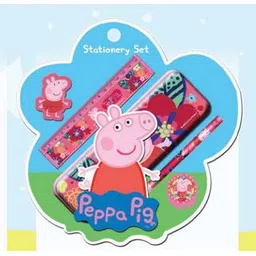 Peppa Pig Kids Stationery Pack - Perfect for School and Playtime modern Art Plastic Pencil Box-image-30