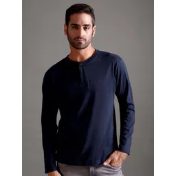 String Scape Men Supima Cotton Henley Full Sleeve T-Shirt-picture-32