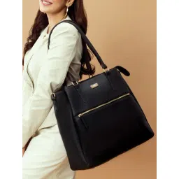 Strokes by Namrata Mehta Black Extra Large Tote Bag-picture-19