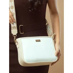 Strokes by Namrata Mehta Ivory Small Cross Body Bag-picture-46