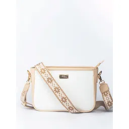 Strokes by Namrata Mehta PU Structured Sling Bag-picture-32