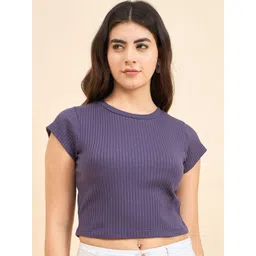 Strong And Brave Striped Crop Top-picture-14