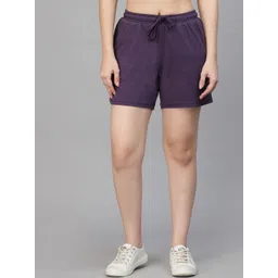 Strong And Brave Women Mid-Rise Odour Free Cotton Shorts-picture-48