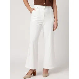 Strong And Brave Women Smart Wide Leg Formal Trousers-picture-42