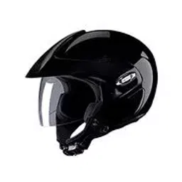 Studds Black Large (580 mm) Open Face Helmet, Marshall-picture-36