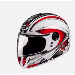 Studds D1 White Large (580 mm) Full Face Helmet, Chrome With Graphics-picture-19
