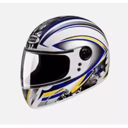 Studds D1 White Large (580 mm) Full Face Helmet, Chrome With Graphics-picture-12
