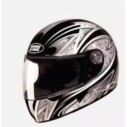 Studds D2 Black Large (580 mm) Full Face Helmet, Chrome With Graphics-picture-41