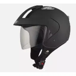 Studds Matt Black Large (580 mm) Open Face Helmet, KS-1 Metro-picture-32