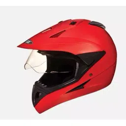 Studds Matt Red Medium (570 mm) Off Road-Full Face Helmet, Motocross With Visor-picture-48