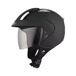 Studds Matte Black Large (580 mm) Open Face Helmet, KS-1 Metro-picture-45