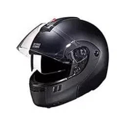 Studds Matte Black Xtra Large (600 mm) Flip Up-Full Face Helmet, Ninja 3G Double Visor-picture-30