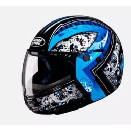 Studds N1 Black Xtra Large (600 mm) Flip Up-Full Face Helmet, Ninja D7 Decor-picture-10