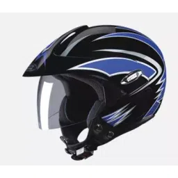 Studds N1 Black Xtra Large (600 mm) Open Face Helmet, Marshall D1 Decor-picture-30