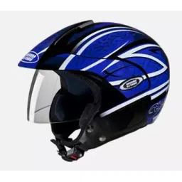Studds N1 Black Xtra Large (600 mm) Open Face Helmet, Marshall D3 Decor-picture-27