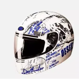 Studds N1 Matt White Xtra Large (600 mm) Flip Up-Full Face Helmet, Ninja 3G D5 Decor-picture-27