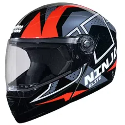 Studds N2 Black Xtra Large (600 mm) Flip Up-Full Face Helmet, Ninja Elite Super D6 Decor-picture-17