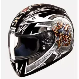 Studds N4 Black Xtra Large (600 mm) Full Face Helmet, Scorpion D1 Decor-picture-33