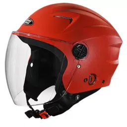Studds Red Medium (570 mm) Open Face Helmet, Ray-picture-20