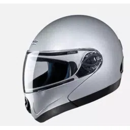Studds Silver Grey Large (580 mm) Flip Up-Full Face Helmet, Ninja 2G-picture-33