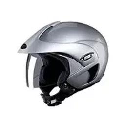 Studds Silver Grey Large (580 mm) Open Face Helmet, Marshall-picture-16