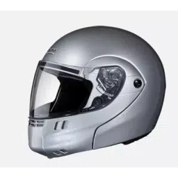 Studds Silver Grey Medium (570 mm) Flip Up-Full Face Helmet, Ninja 3G Eco image 1