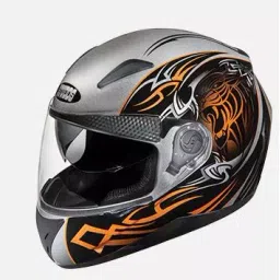 Studds Silver Grey Medium (570 mm) Full Face Helmet, Shifter D2 Decor-picture-14