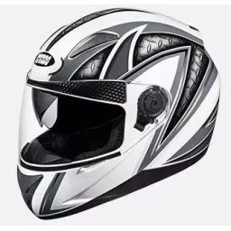 Studds White Large (580 mm) Full Face Helmet, Shifter D1 Decor-picture-38